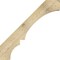Ekena Millwork 6"W x 40"D x 40"H Balboa Rough Sawn Knee Brace, Douglas Fir BRC06X40X40BOA00RDF - alternate 4